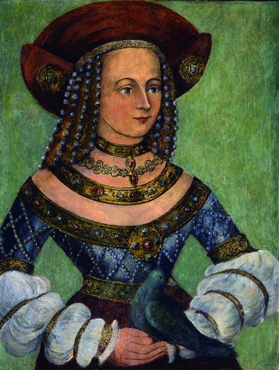 Portrait of Jadwiga Jagiellon by Nicolaus Alexander Mair von Landshut